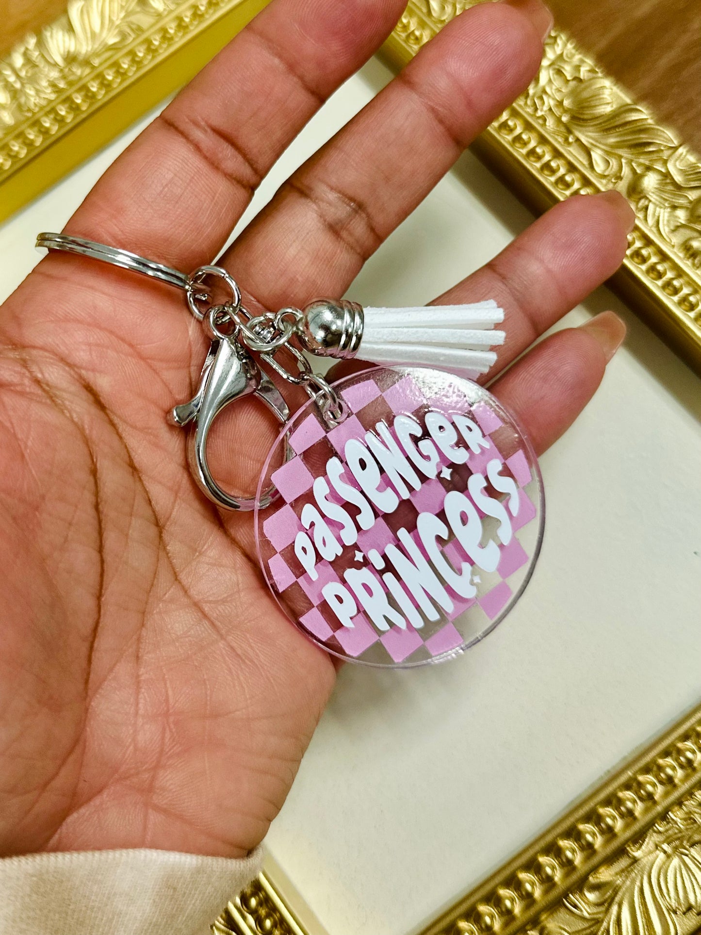 Circle Keychain-Passenger Princess