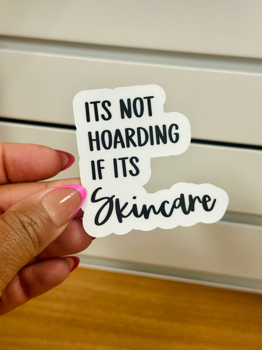 Sticker-Hoarding Skincare B&W