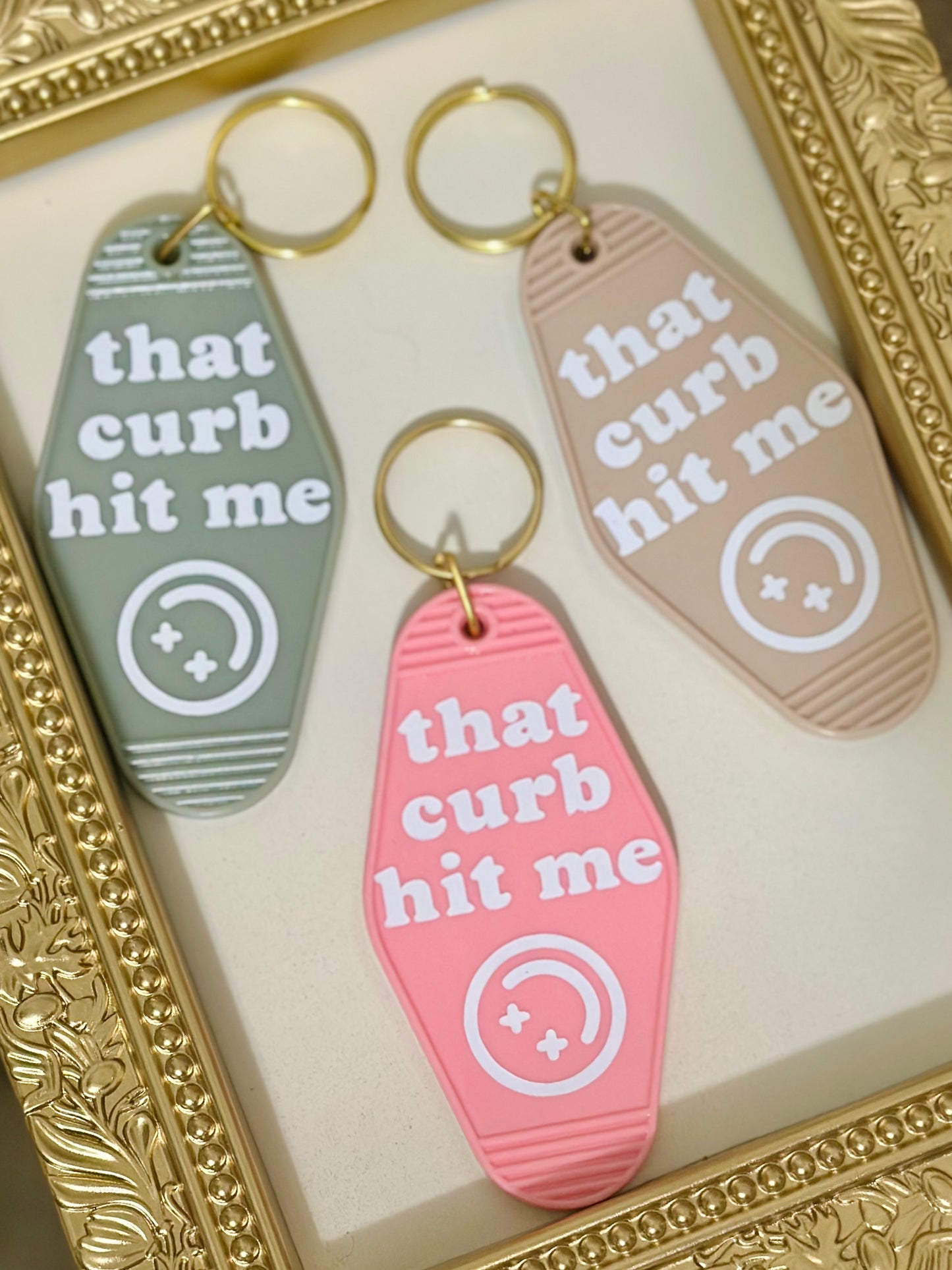 Motel Keychain-Curb Hit Me