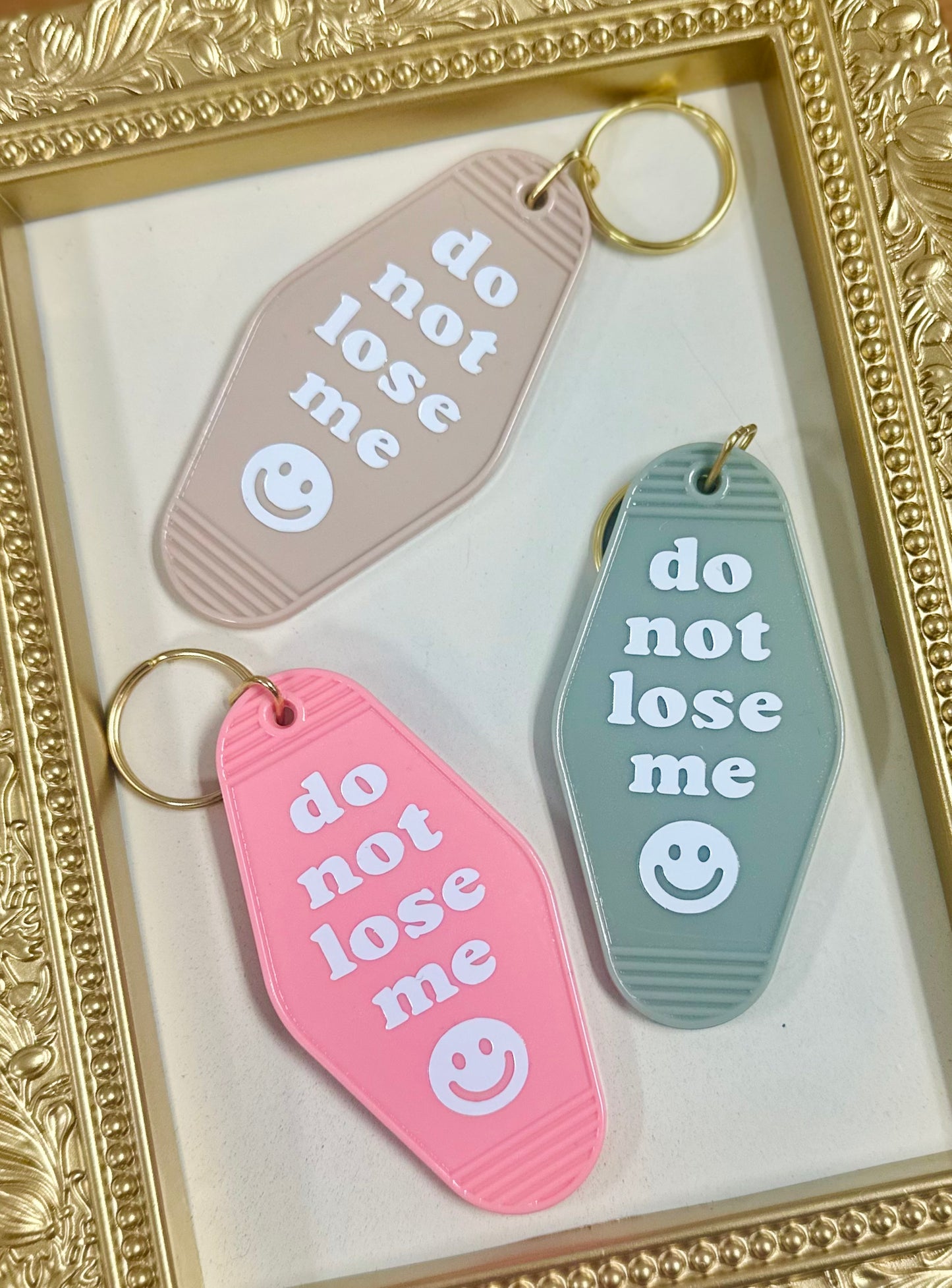 Motel Keychain-Do Not Lose Me
