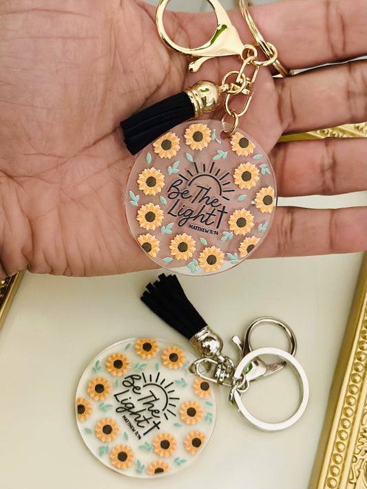 Circle Keychain-Be the Light